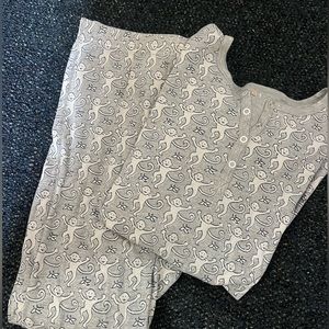 GREY ROLLER RABBIT PJS